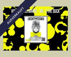 Kryptobriefmarke - Nr. 3 The Duck - Regenbogen /50