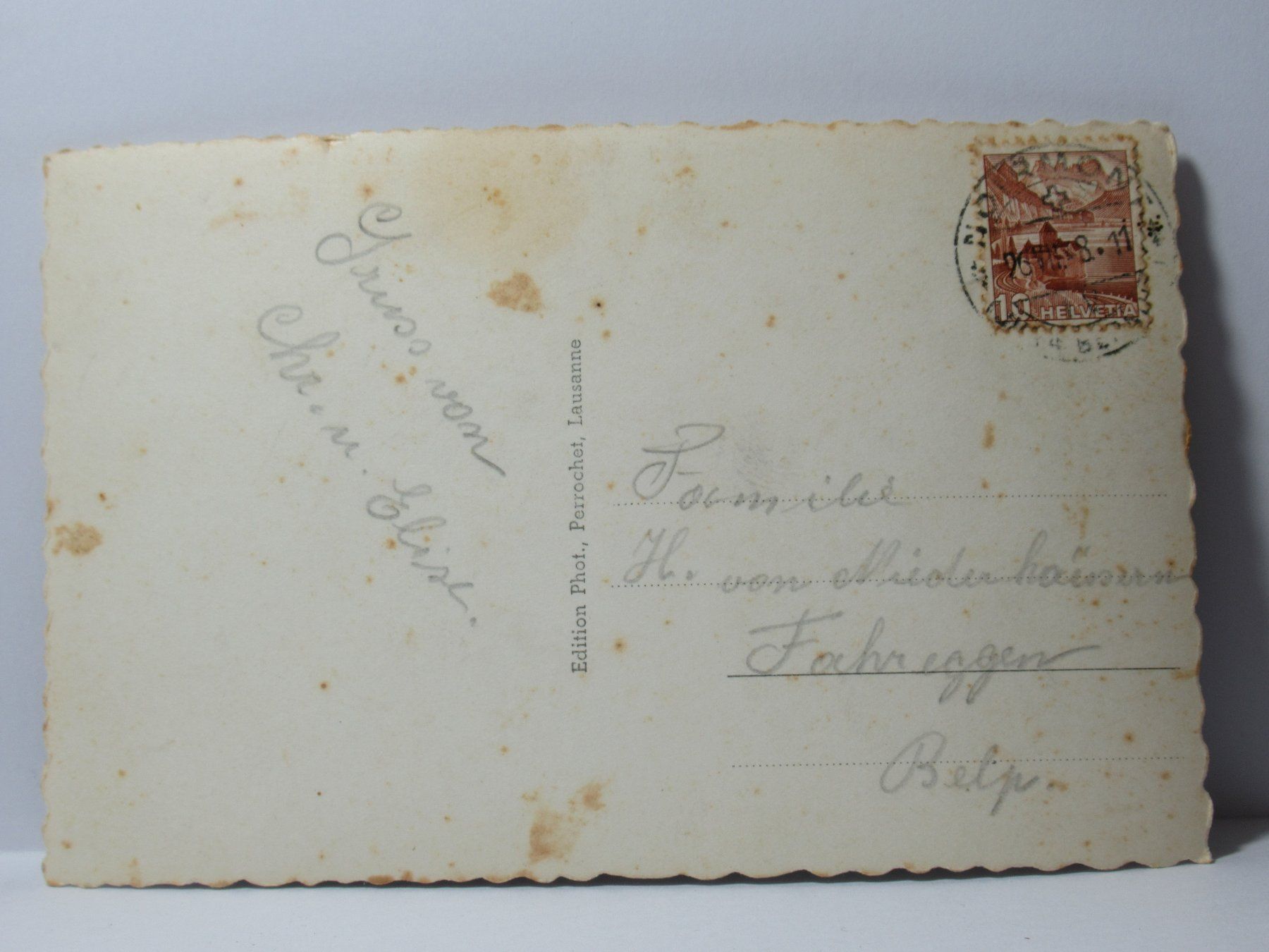 Ansichtskarten: Rochers des Sommaitres – Gebraucht aus Grenchen von Bluemchen1900 1
