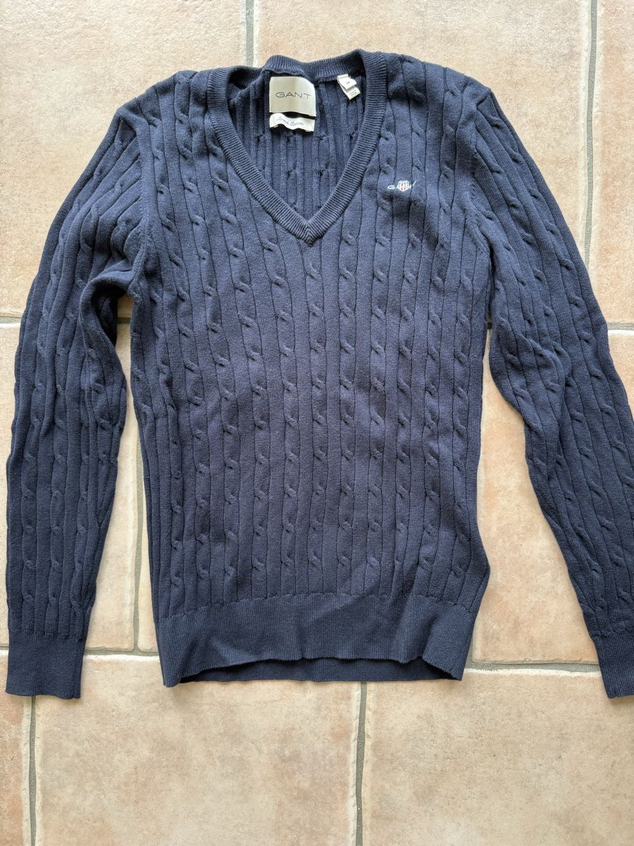 Gant Maglioni & Felpe: Gant Strickpullover Grösse S blau – Usato da Wettswil venduto da alaskabaer