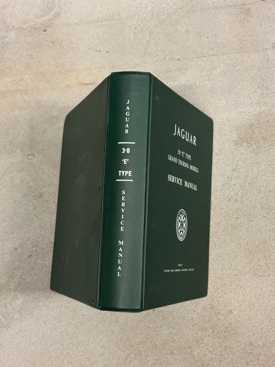 Bücher: Jaguar E-Type 3.8 Servicehandbuch original – Gebraucht aus Basel von phf4058 2