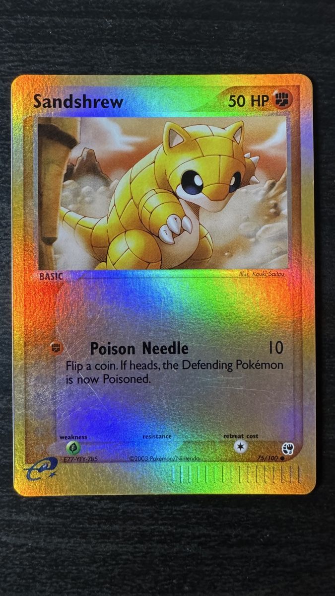 Pokémon Carte collezionabili: Sandshrew Ex Sandstorm holo reverse 75/100 – Usato da Belprahon venduto da Rob_ain