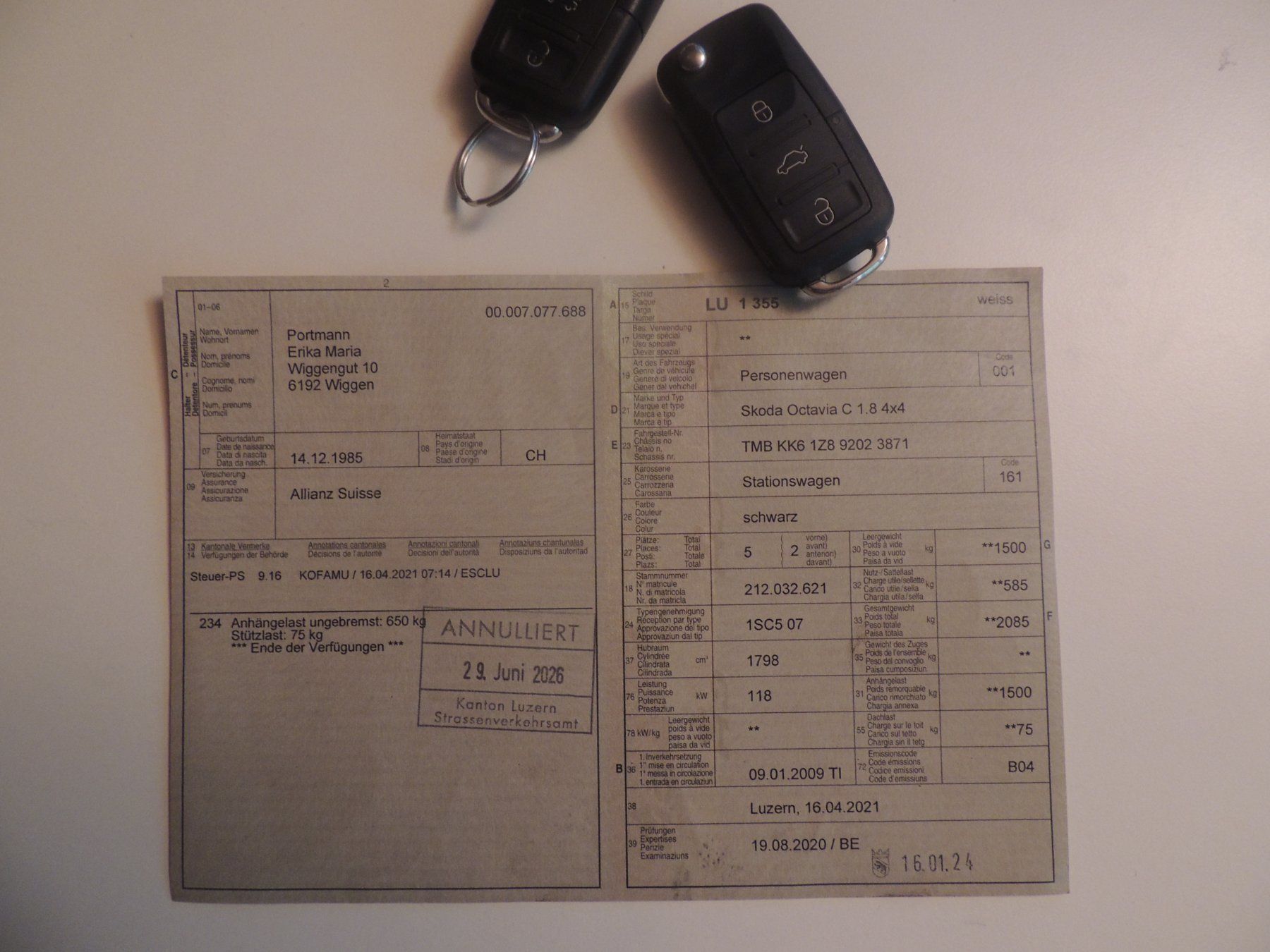 Skoda Automobili: Skoda Octavia C 1.8 4x4 – Difettoso da Wiggen venduto da eri_kxc5 3