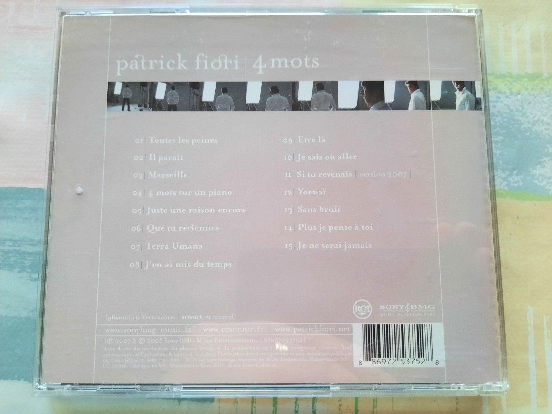 CD: CD Patrick Fiori - 4 mots – Usato da Pully venduto da bro_n52j 2