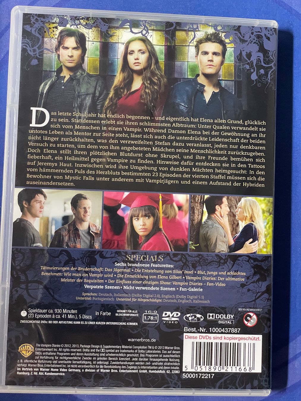 Tutti i DVDs: The Vampire Diaries 4 – Usato da Muri b. Bern venduto da AdidasCollector 4