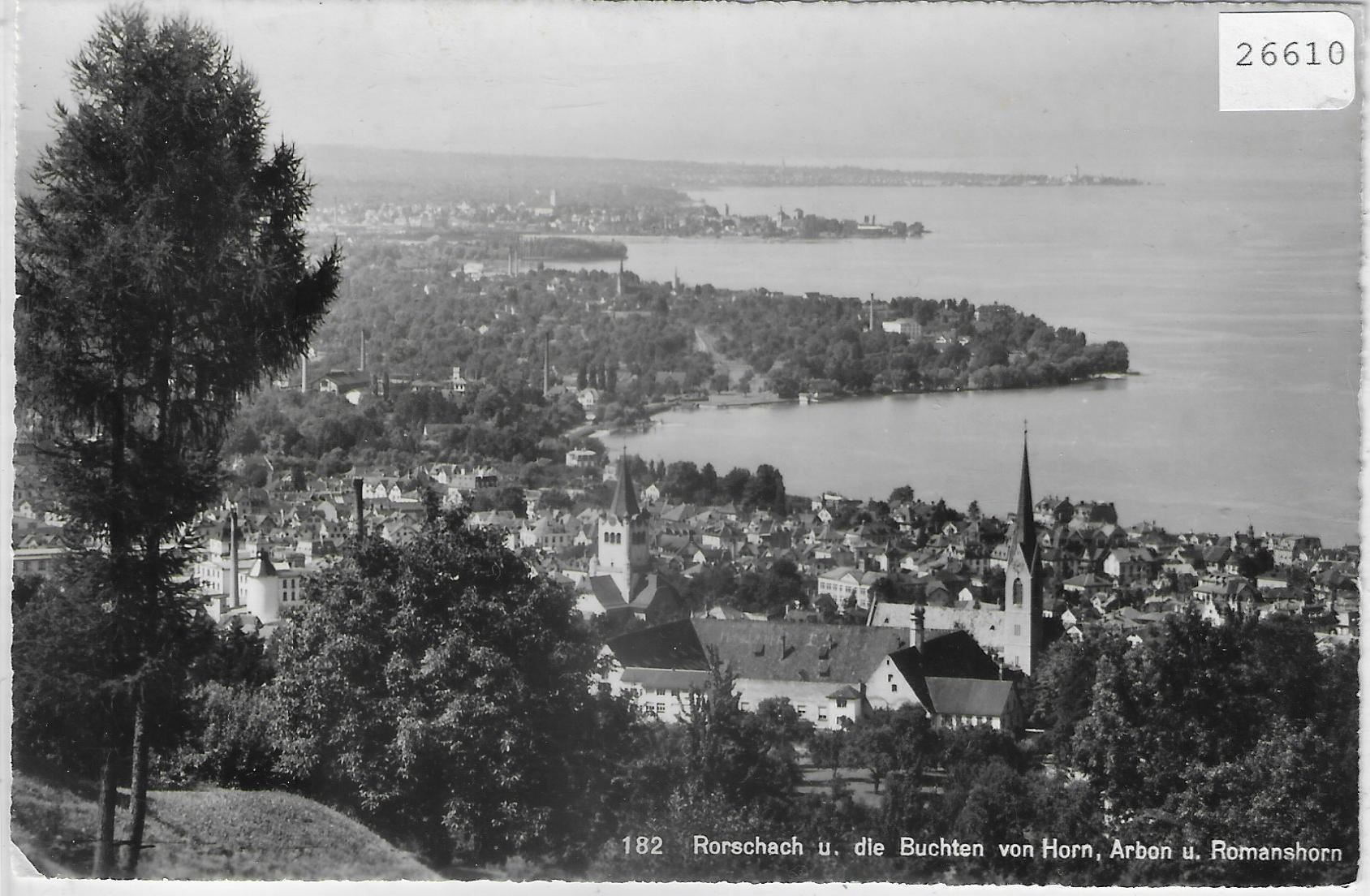 Cartes postales: Rorschach u. die Buchten von Horn, Arbon – D'occasion à Ettingen par Kartenplanet