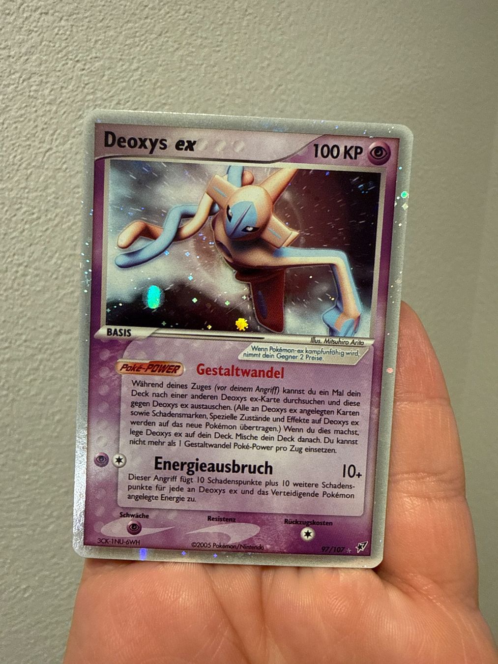 Cartoline: Pokemon Deoxys EX – Usato da Frauenfeld venduto da Poke_Toniii