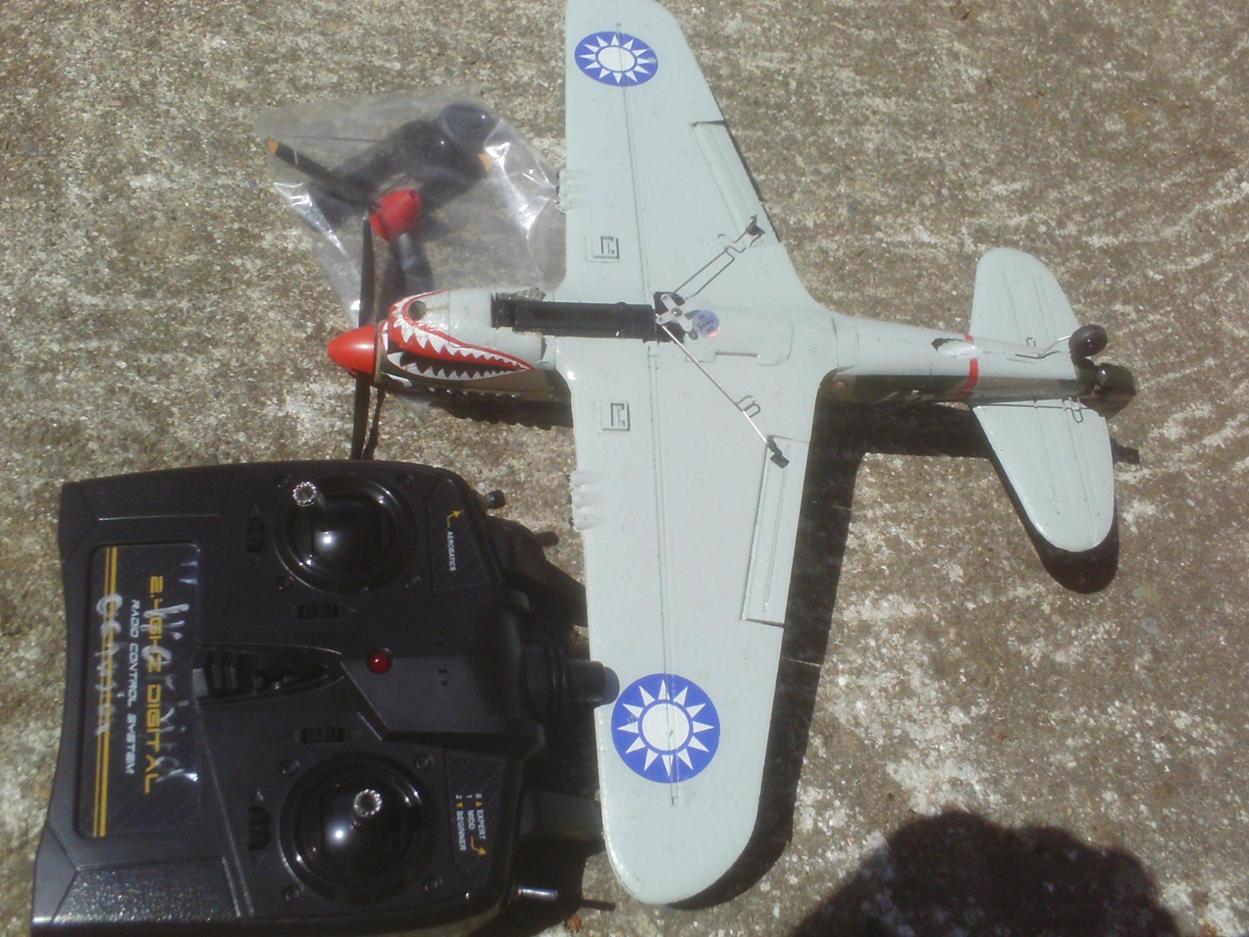 Modellismo RC: Modellflugzeug Warhawk Warbird – Usato da Süderen venduto da paeng007 2