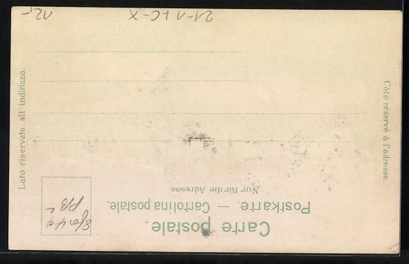 Cartoline postali: Litho Eiger, Mönch und Jungfrau, Kühe  – Usato da Berlin venduto da bartko-reher 1