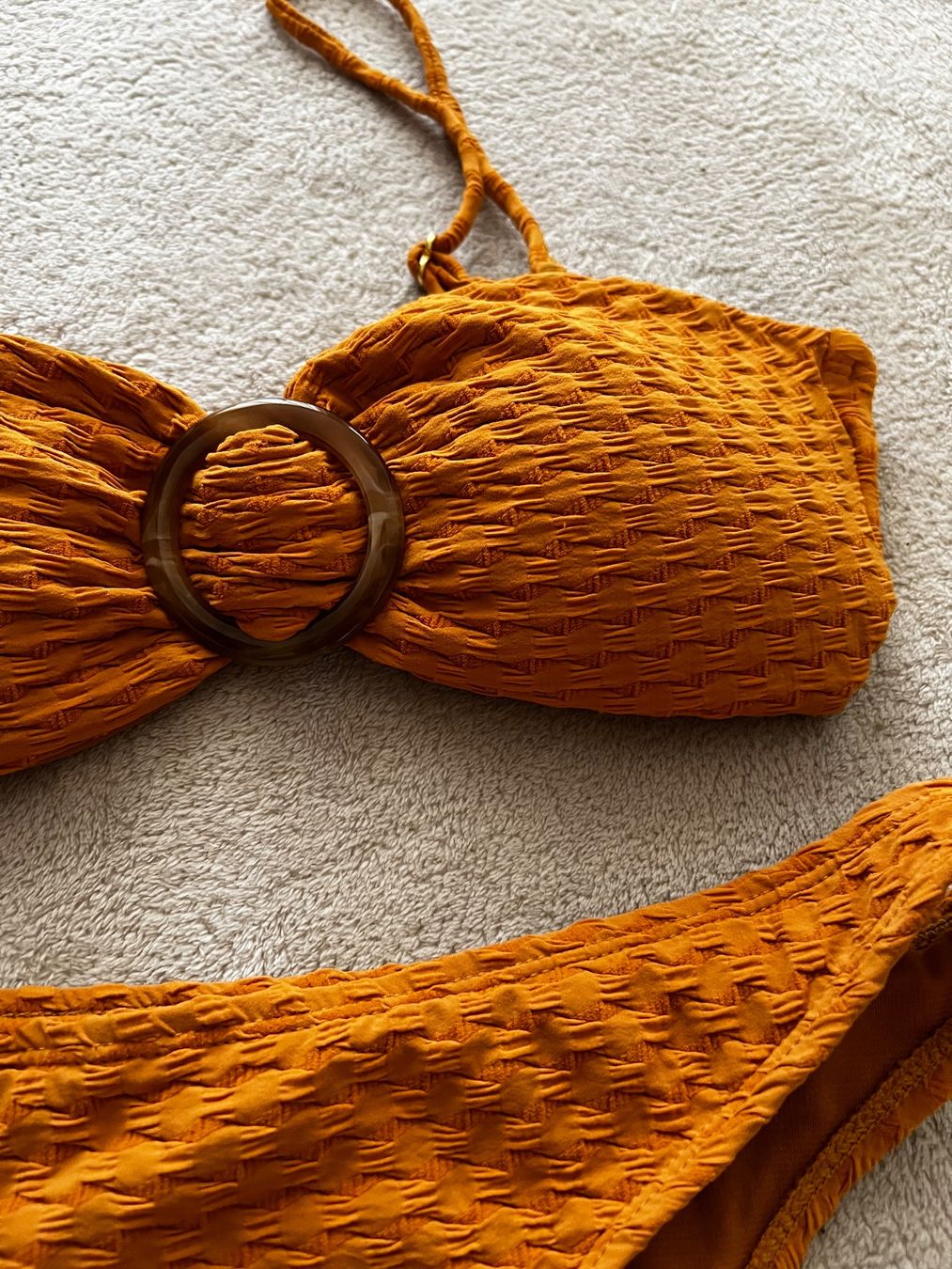 Costumi da bagno & Bikini: Bikini orange Struktur Ring Grösse S neuwertig – Nuovo (secondo la descrizione) da Wittenbach venduto da DGB_xoxo 1