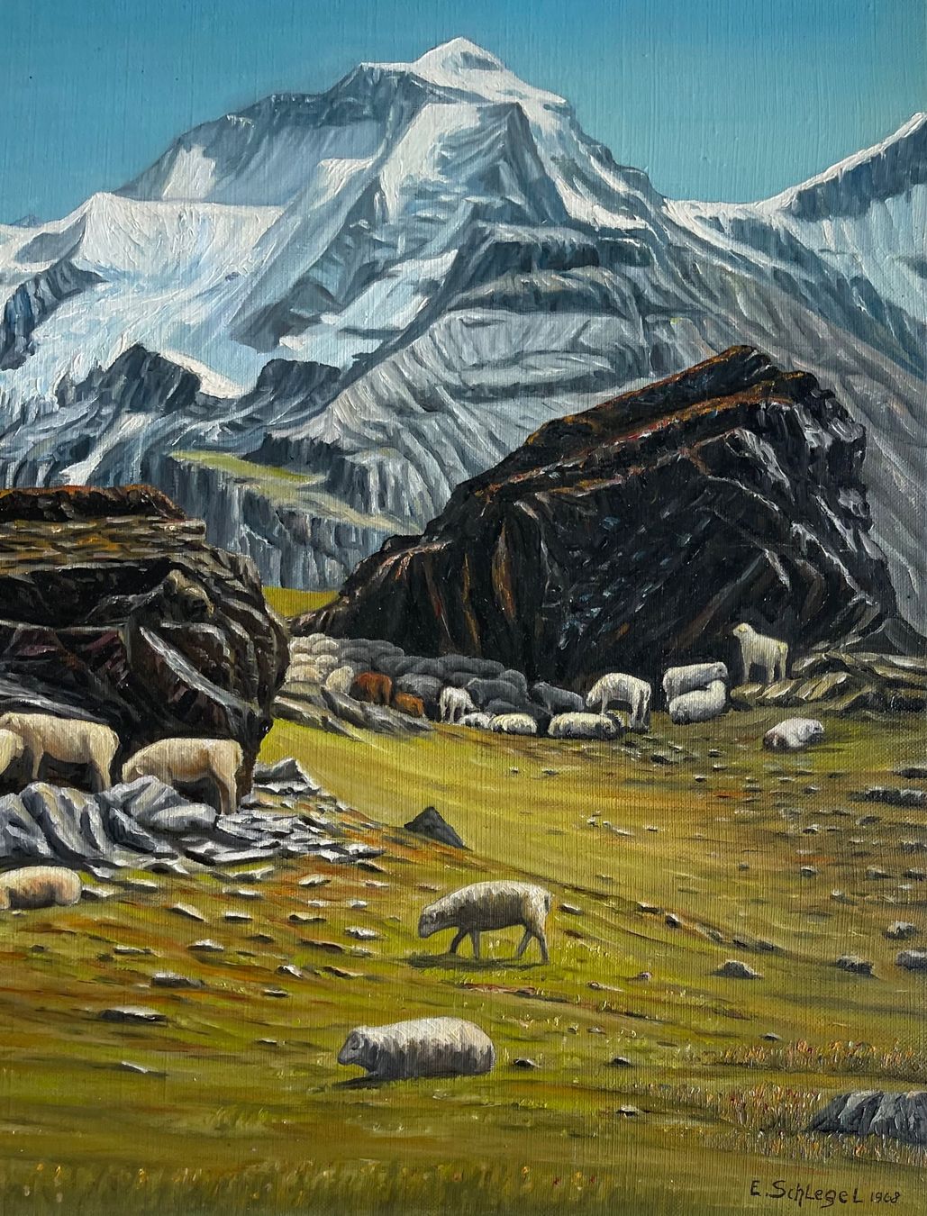 Tableaux: Schlegel E. – D'occasion à Grosshöchstetten par Perle1951 2