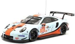 PORSCHE 911 991 RSR GULF #86 24h LeMans 2018 1:18 IXO