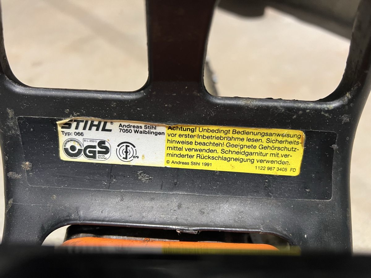 Stihl Scies: STIHL 066 – D'occasion à Rothenburg par moni44 5