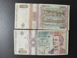 1000 Lei Romanie