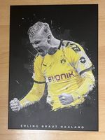 Poster Erling Haaland Borussia Dortmund Display