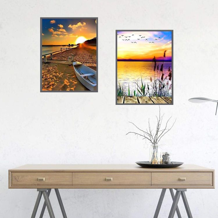 ZGmaxCL Diamond Painting Kit 5D Quadri Grandi Dimensioni Farfalla e Albero Decorazioni Pareti 40x40cm