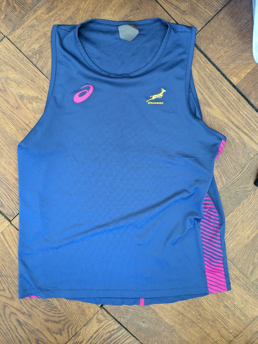 Asics T-shirts: Asics Springboks Singlet  – D'occasion à Interlaken par dgi_wj6p