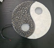 Yin Yang Wand Lampe