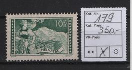 1914-1931 Gebirgslandschaften Nr. 179 mit Falz