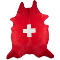 echtes Kuhfell Teppich Suisse
