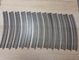 Märklin 13 x 2231 gebogenes gleis K H0