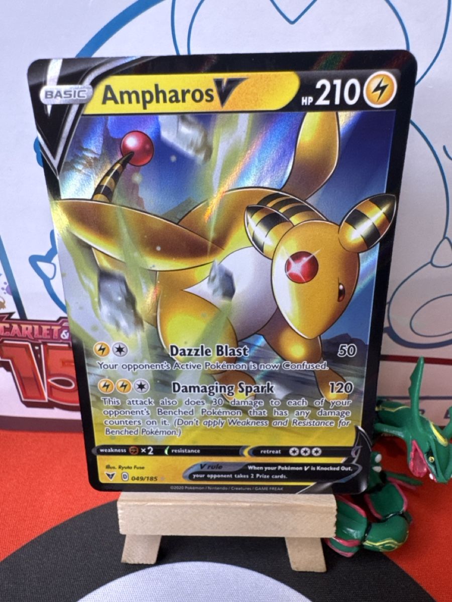 Pokémon Carte collezionabili: POKÉMON / Ampharos V / Vivid Voltage – Usato da Herzogenbuchsee venduto da TCG-High-Quality