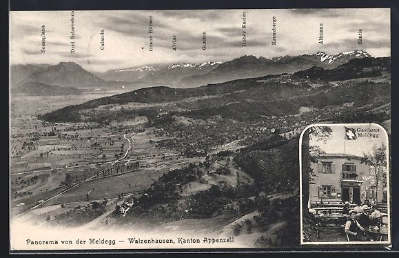Ansichtskarten: Walzenhausen /Appenzell, Panorama von de – Gebraucht aus Berlin von bartko-reher
