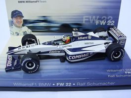WILLIAMS BMW FW22 #9 2000 (Ralf Schumacher) 1:43 Minichamps