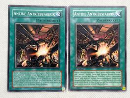 2x Antike Antriebsfabrik Zauberkarte