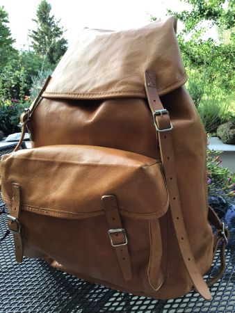 Wanderrucksack echtes Leder Suisse made