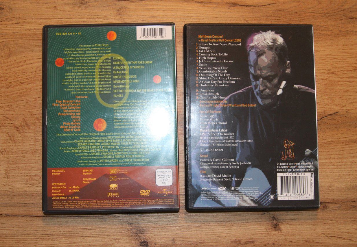 Tous les DVDs: Pink Floyd David Gilmoure  DVDs – D'occasion à Riehen par Revodidi 1