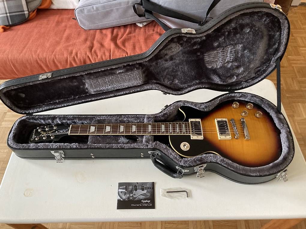 Epiphone Strumenti musicali: Epiphone Les Paul Tribute Plus Vintage Sunburst – Nuovo (secondo la descrizione) da Boudry venduto da jack067 4