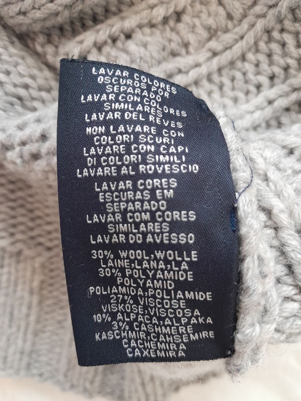Gant Maglioni & Felpe: Pull GANT gris clair, taille S, en laine – Usato da Renens VD venduto da ser_j2fn 3
