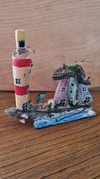 Bodenseetreibholz Handmade Küstendorf mit Leuchtturm