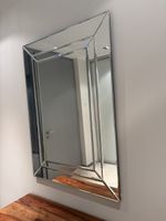 Wandspiegel Facettenschliff 106x76 cm guter Zustand
