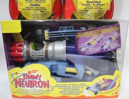 Jimmy Neutron Super Raketen Mobil + 2 Figuren Air Rocket