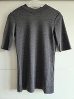 FOREVER21 T-shirt manches 3/4 gris foncé - Taille S