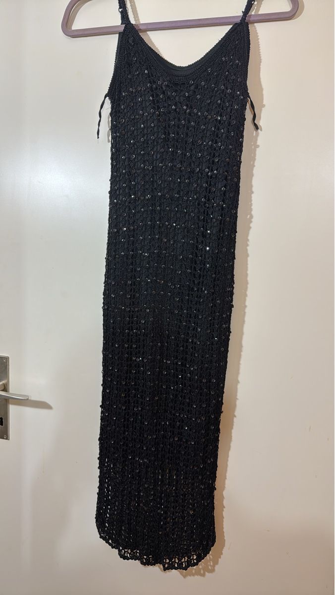 Vestiti: Schwarzes Glitzerkleid, neuwertig – Usato da Gersau venduto da Second-Hand-Shop