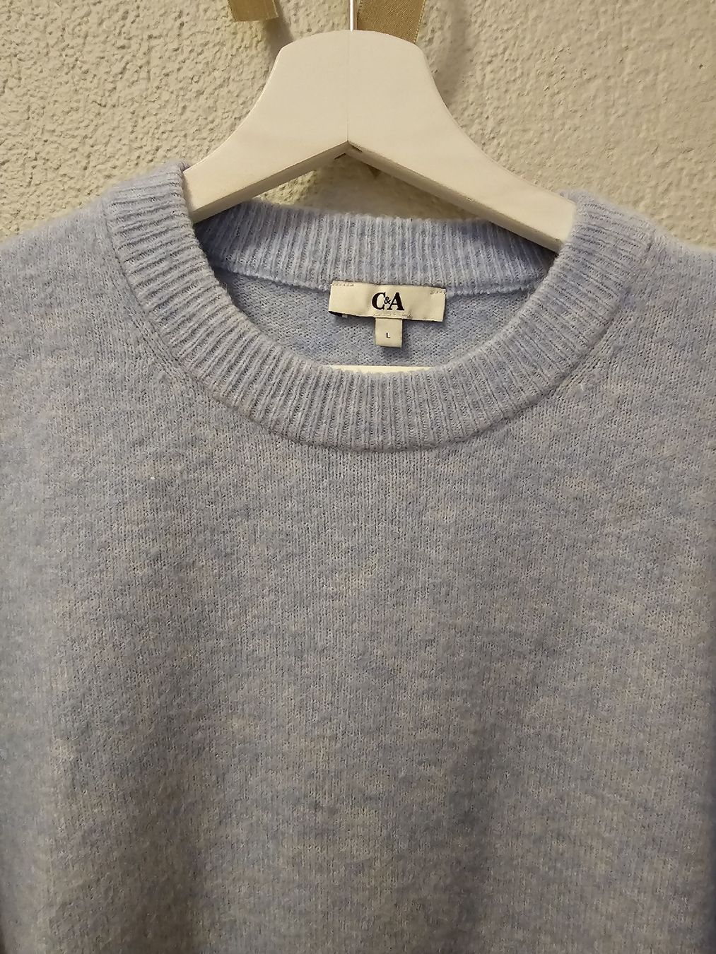 C&A Maglioni & Felpe: C&A Strickpullover hellblau Grösse L - Top Zustand! – Nuovo (secondo la descrizione) da Bern venduto da Oscarella 4