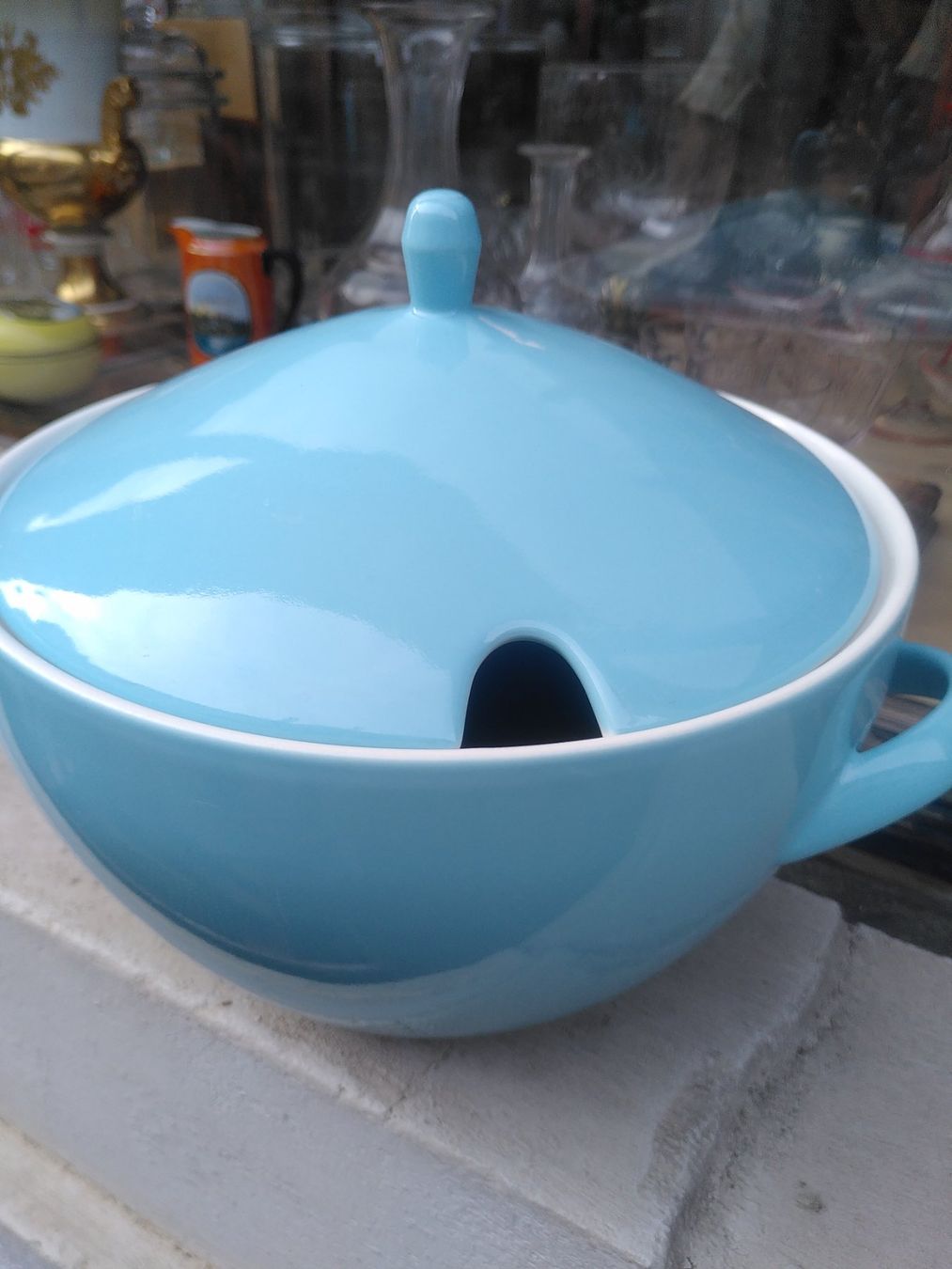 Rössler Ciotole: vintage soupière roessler blau – Usato da Vuiteboeuf venduto da broticaire 2