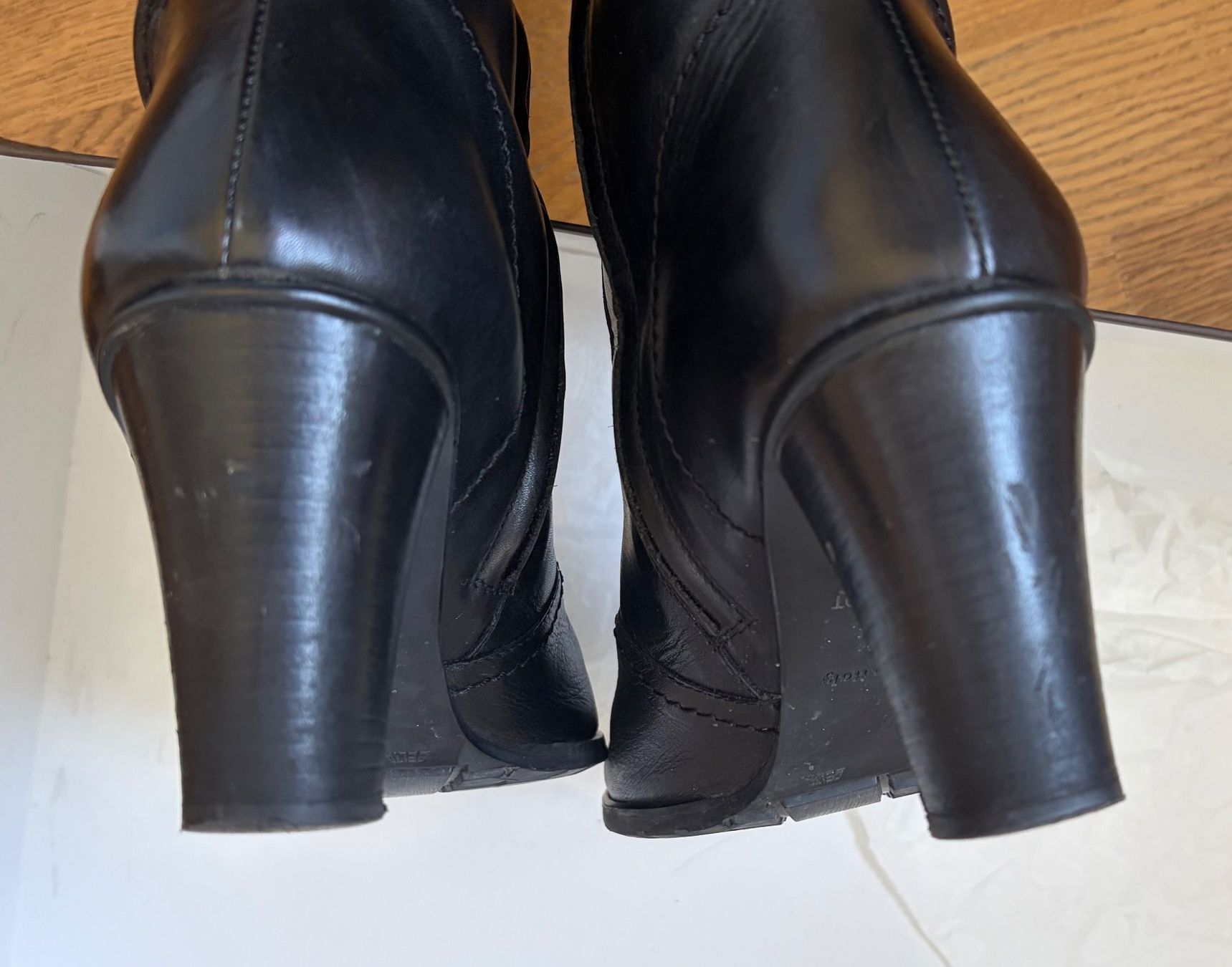 Navyboot Damenschuhe: NAVYBOOT Damen Stiefel Schwarz Leder Grösse 41 – Gebraucht aus Islisberg von Iapetus 6