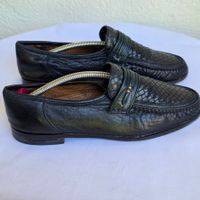 ✨ Vibram Leder Herren Schuhe 41/42 Defekt Vintage -11