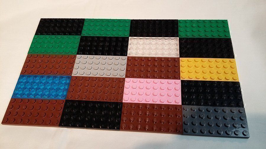 Lego Baukästen: Lego 20 Platten 8 x 4 -H27 – Gebraucht aus Morges von cardeman61