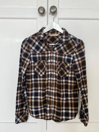 Chemise en flannelle Zara femme 100% coton - Taille M