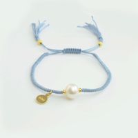 Armband Zuchtperle & Silber vergoldet(A14997)