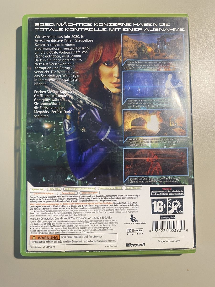 Microsoft Spiele: Perfect Dark Zero für Xbox 360 – Gebraucht aus Thunstetten von Virus_33 2