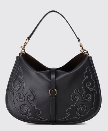 Etro bestickte Kalbsledertasche