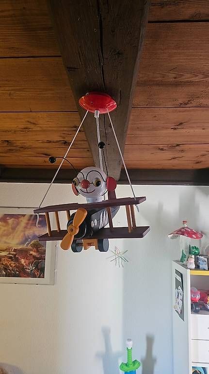 Lampade: Lampe flugzeug holz kinderzimmer – Nuovo (secondo la descrizione) da Grosswangen venduto da Glod 1
