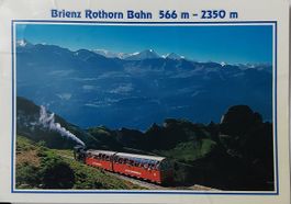 Brienz Rothornban mit Berner Alpen