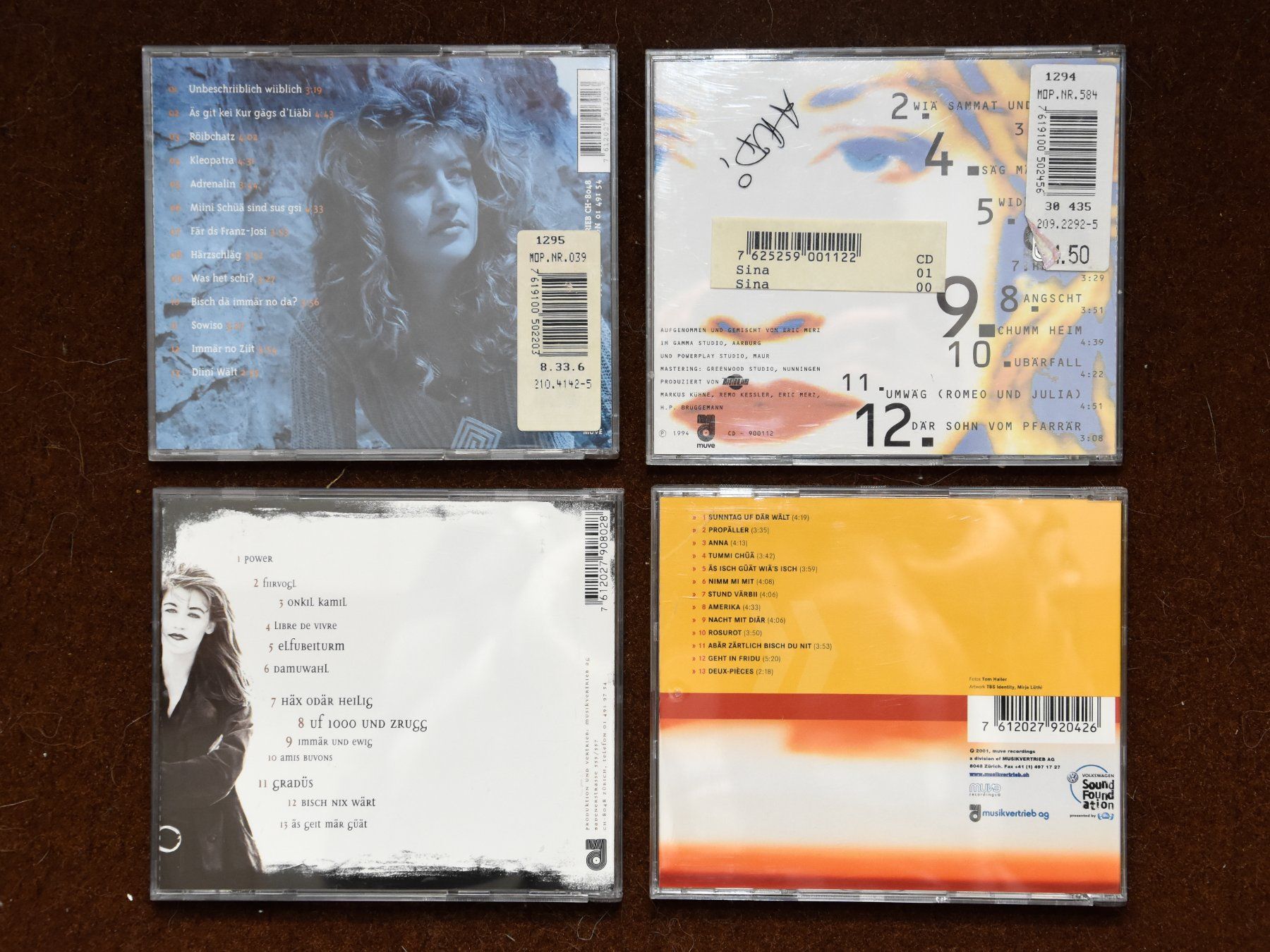 CD: 4 CDs Sina – Usato da Belmont-sur-Yverdon venduto da ag97 1