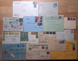 Lot Bedarfspost Deutsches Reich nach Kanton Zug